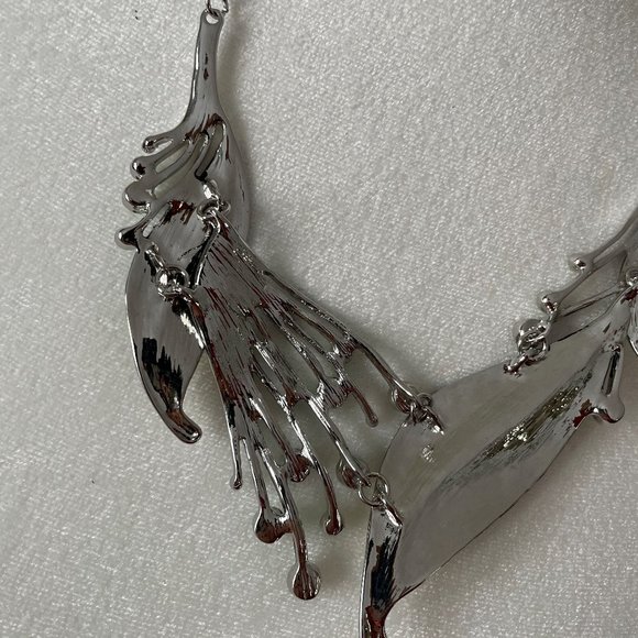 Adorable Peacock Necklace, Earrings, & Cotton Face Mask Set - Picture 10 of 12